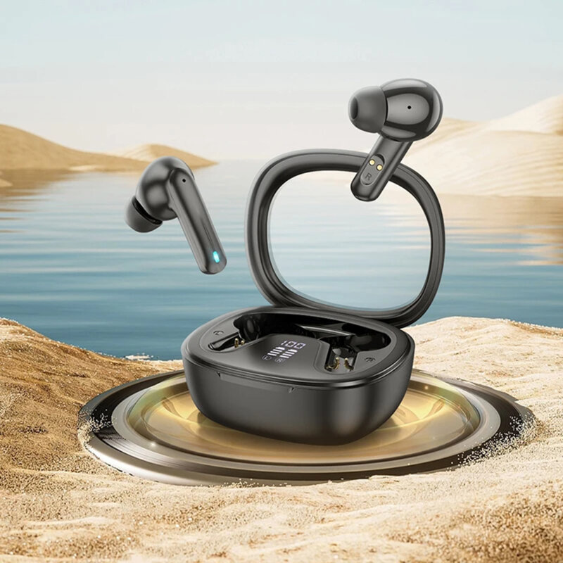 Headset Bluetooth Hoco EQ6, casti Hi-Fi true wireless, mov