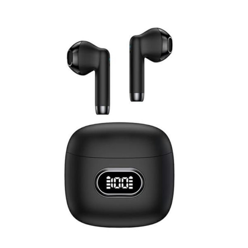 Earbuds TWS Bluetooth cu display digital Usams, negru, IAII15