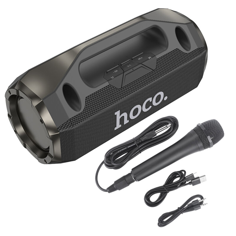 Boxa wireless cu microfon 10W Hoco HA3, TF, USB, AUX