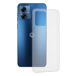 Husa Motorola Moto G14 Techsuit Clear Silicone, transparenta