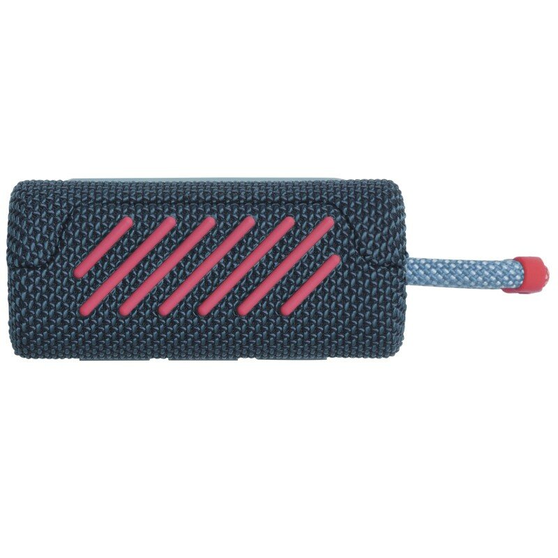 Boxa wireless portabila Bluetooth mica JBL GO3, IP67, albastru / roz