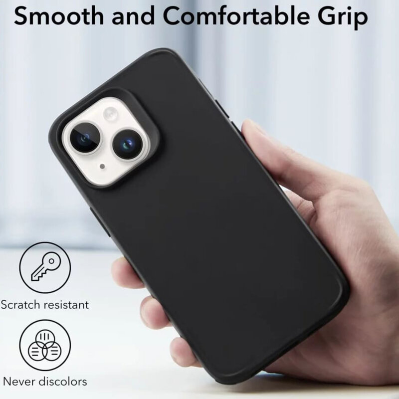 Husa iPhone 14 ESR Classic Hybrid HaloLock, negru