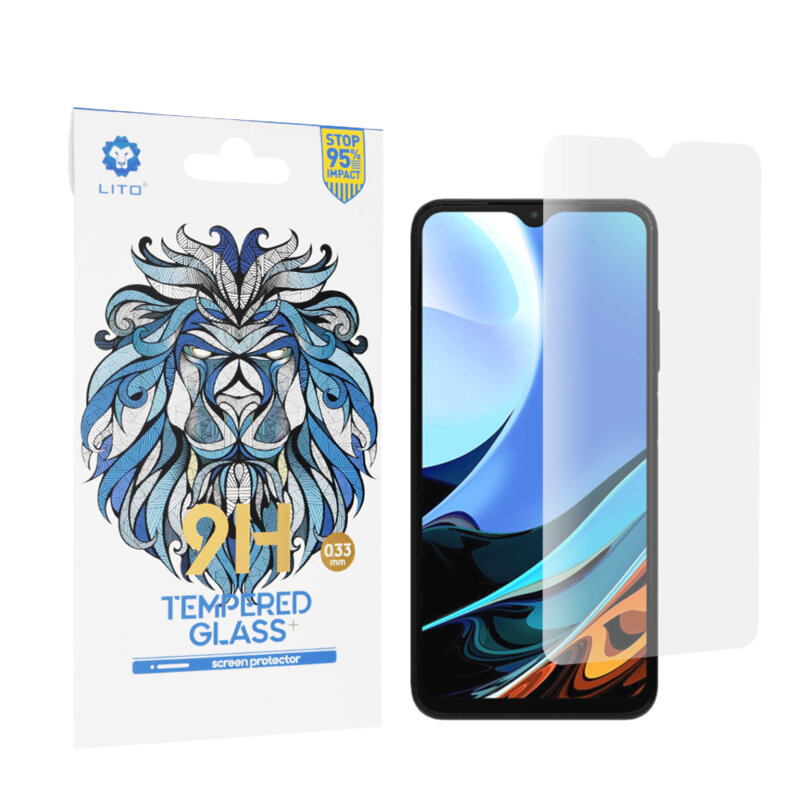 Folie sticla Xiaomi Redmi 9 Power Lito 9H Tempered Glass, clear