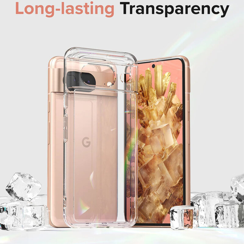 Husa Google Pixel 8 Ringke Fusion, transparenta