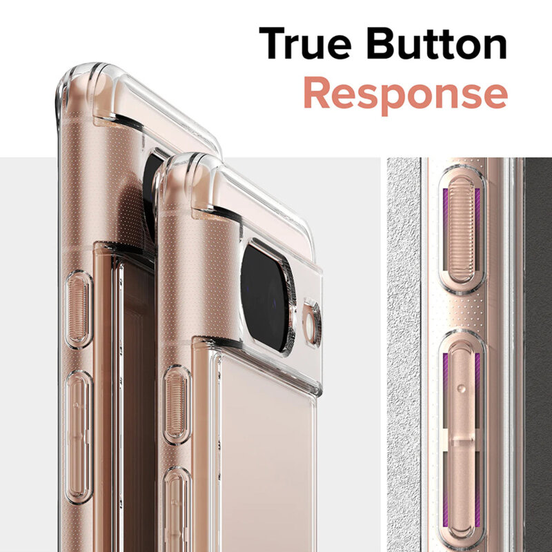 Husa Google Pixel 8 Ringke Fusion, transparenta