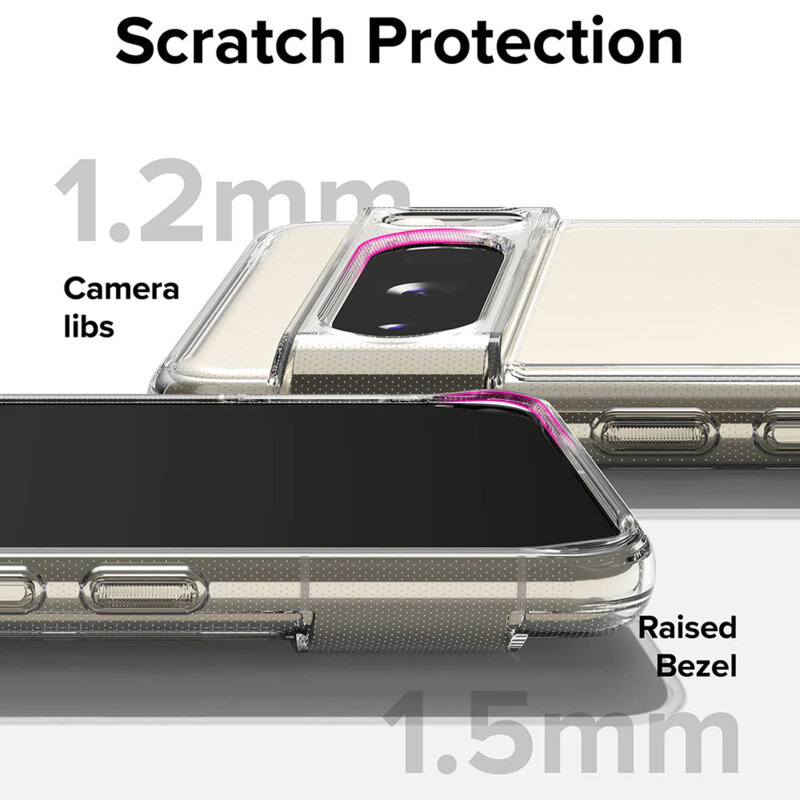 Husa Google Pixel 8 Pro Ringke Fusion, transparenta