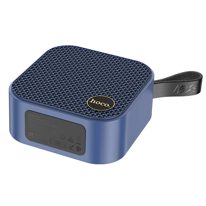 Mini boxa wireless Bluetooth, TWS, Hi-Fi Hoco HC22, albastru