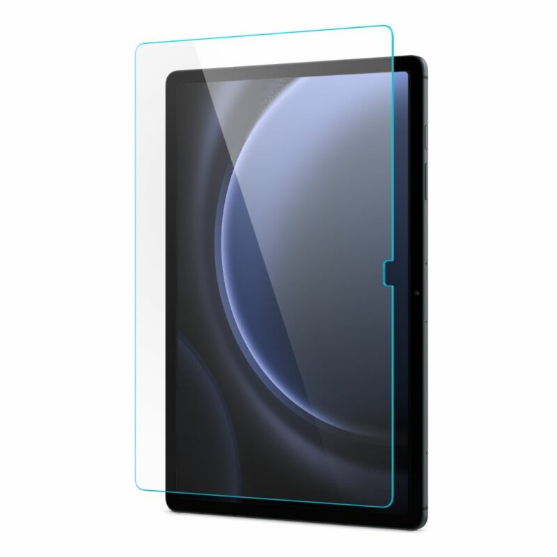 Folie sticla Samsung Galaxy Tab S9 FE Plus Spigen Glas.tR Slim, transparenta
