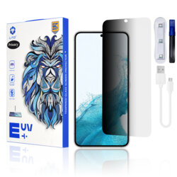 Folie sticla Samsung Galaxy S22 5G Lito UV Glue, privacy