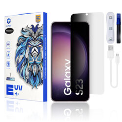 Folie sticla Samsung Galaxy S23 Lito UV Glue, privacy