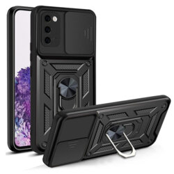 Husa Samsung Galaxy S20 protectie camera Techsuit CamShield Series, negru