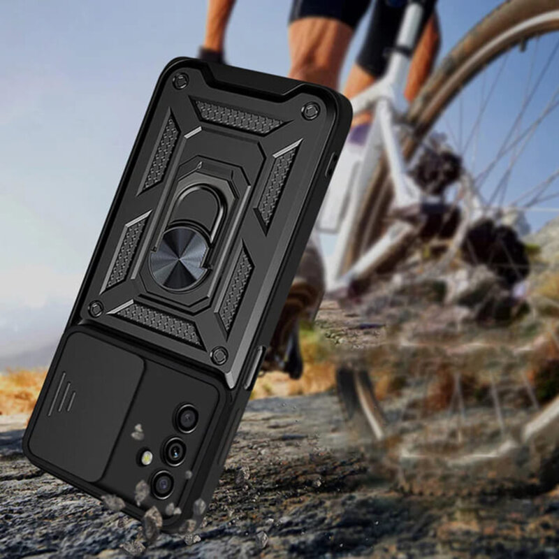 Husa Samsung Galaxy A04S protectie camera Techsuit CamShield Series, negru