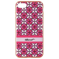 Husa iPhone 8 iSecret UltraSlim - Pink Flowers Pattern