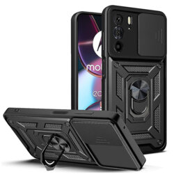 Husa Motorola Edge 30 Pro protectie camera Techsuit CamShield Series, negru