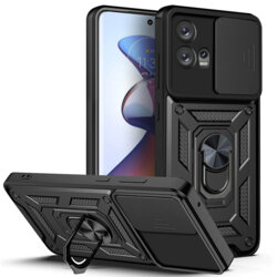 Husa Motorola Edge 30 Fusion protectie camera Techsuit CamShield Series, negru