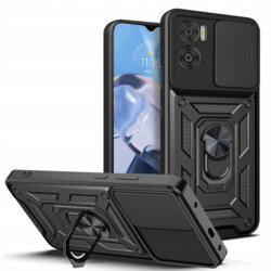Husa Motorola Moto E22 protectie camera Techsuit CamShield Series, negru