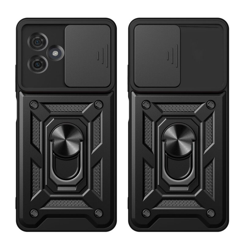 Husa Motorola Moto G54 protectie camera Techsuit CamShield Series, negru