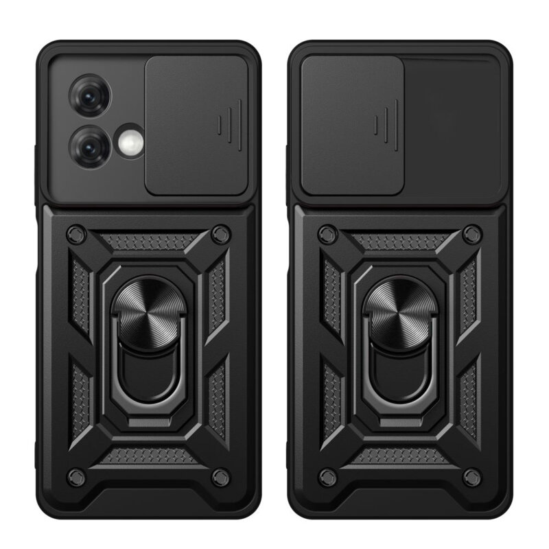 Husa Motorola Moto G84 protectie camera Techsuit CamShield Series, negru