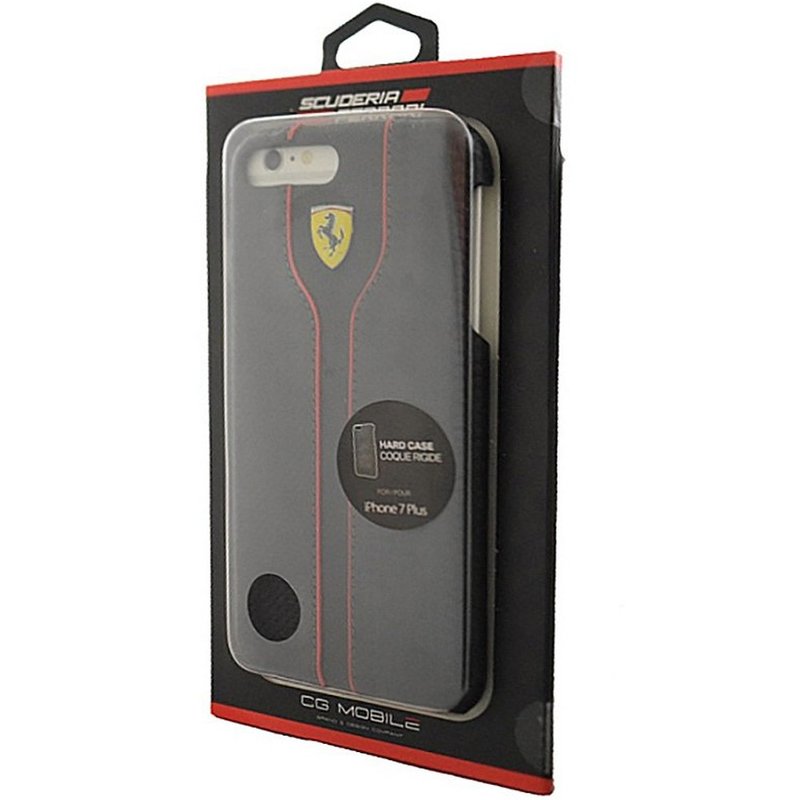 Bumper iPhone 8 Plus Ferrari Hardcase - Negru FEST2HCP7LBK