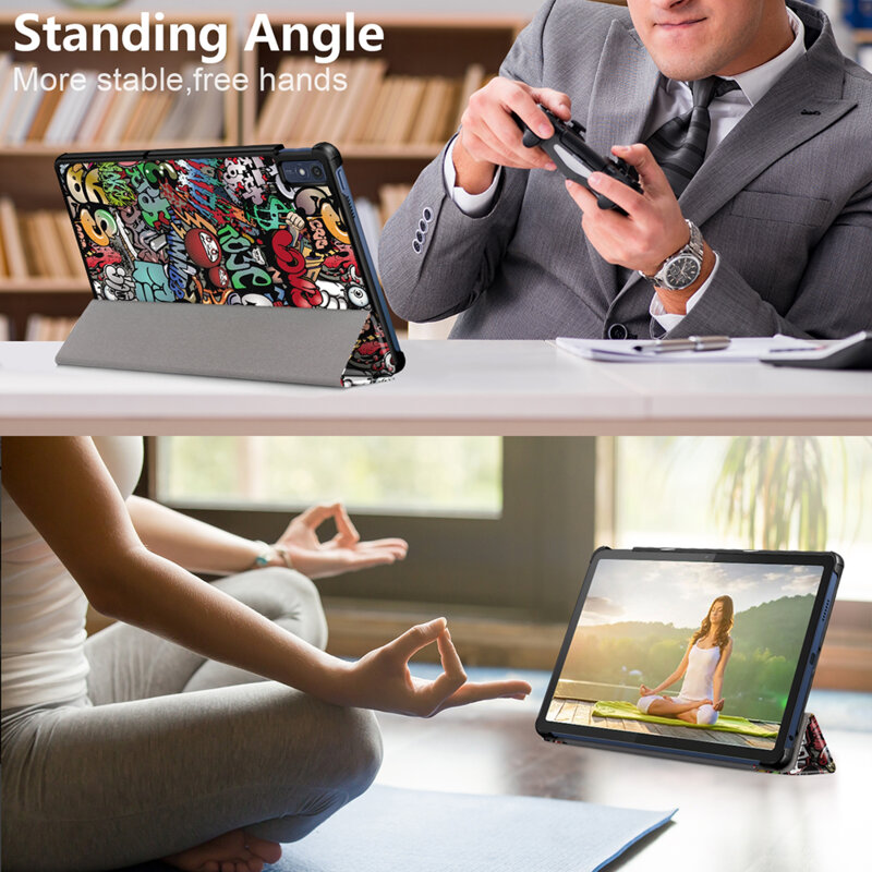 Husa Lenovo Tab M10 5G Techsuit FoldPro, Urban Vibe