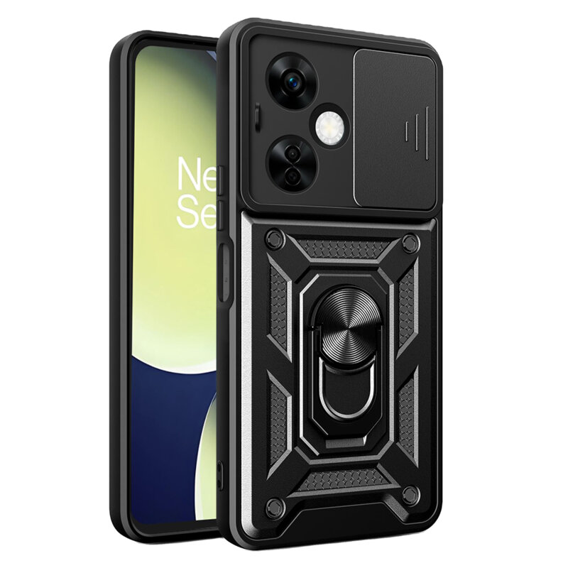 Husa OnePlus Nord CE 3 Lite protectie camera Techsuit CamShield Series, negru