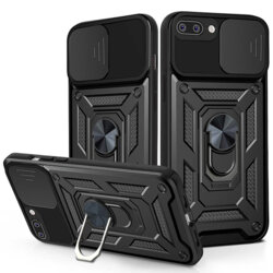 Husa iPhone 8 Plus protectie camera Techsuit CamShield Series, negru