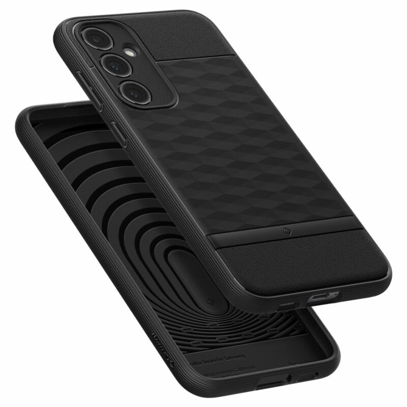 Husa Samsung Galaxy S23 FE Spigen Caseology Parallax, negru