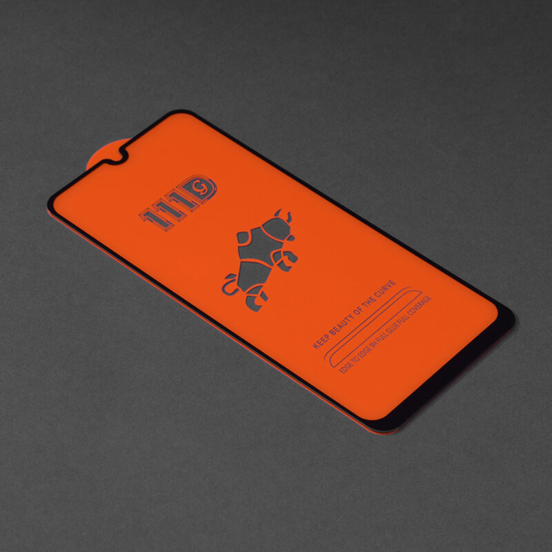 Folie sticla Xiaomi Redmi 12C Techsuit 111D Full Glue Full Cover, negru