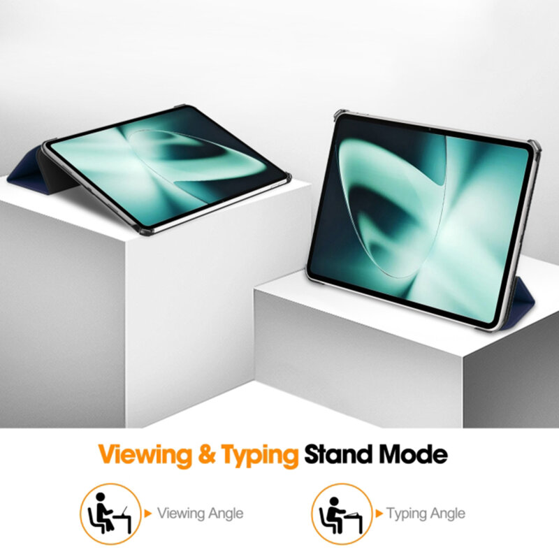 Husa OnePlus Pad Techsuit FoldPro, albastru