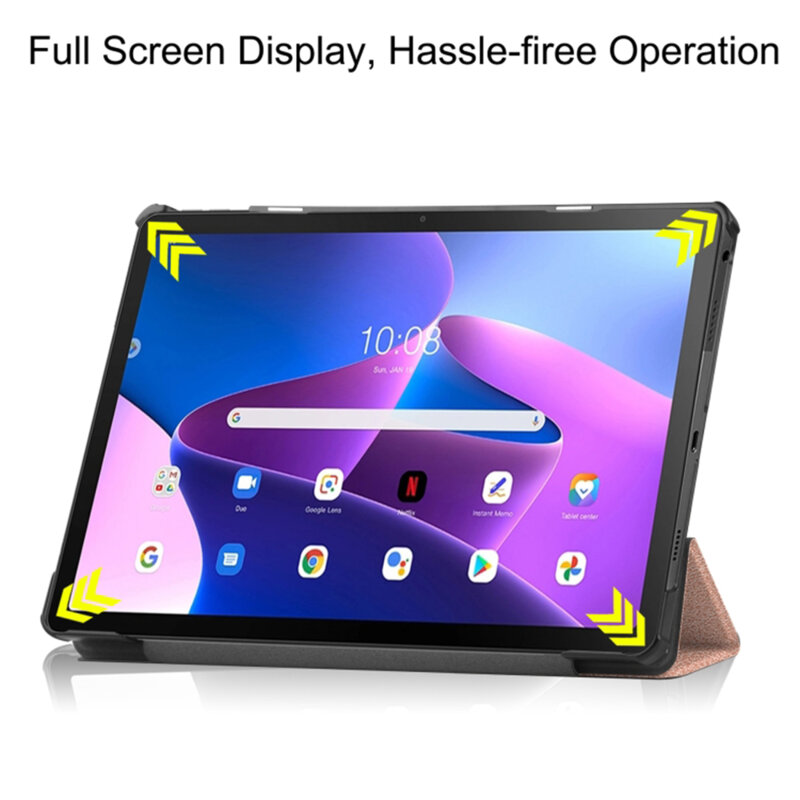 Husa Lenovo Tab M10 3rd Gen (TB328FU/TB328XU) Techsuit FoldPro, roz
