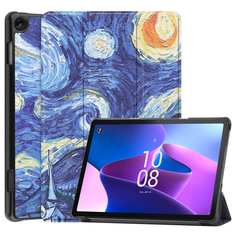 Husa Lenovo Tab M10 3rd Gen (TB328FU/TB328XU) Techsuit FoldPro, Starry Night