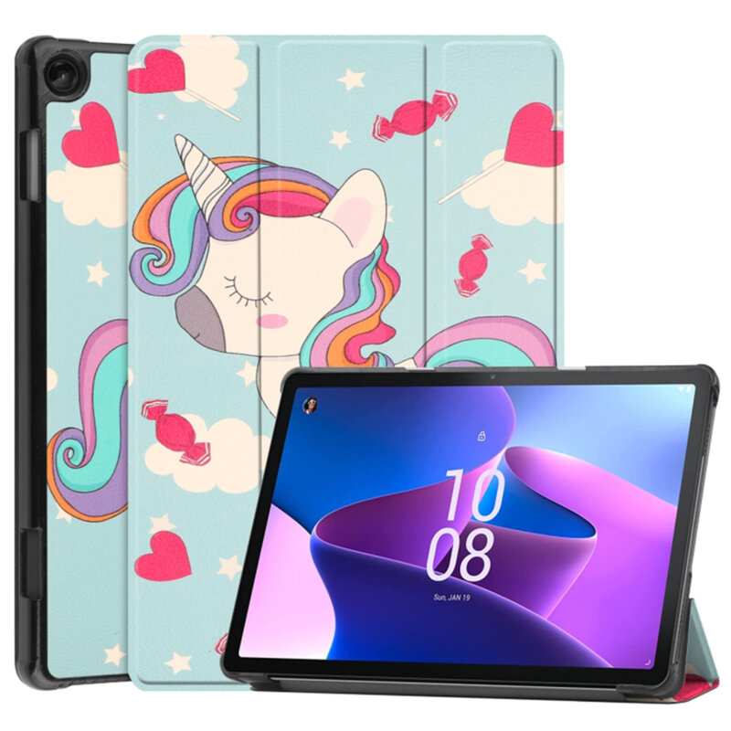 Husa Lenovo Tab M10 3rd Gen (TB328FU/TB328XU) Techsuit FoldPro, Unicorn