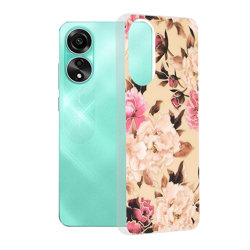 Husa Oppo A78 4G Techsuit Marble, Mary Berry Nude