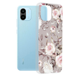 Husa Xiaomi Redmi A2 Techsuit Marble, Bloom of Ruth Gray