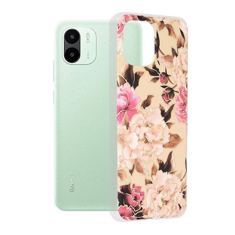 Husa Xiaomi Redmi A1 Techsuit Marble, Mary Berry Nude