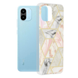 Husa Xiaomi Redmi A2 Techsuit Marble, Pink Hex