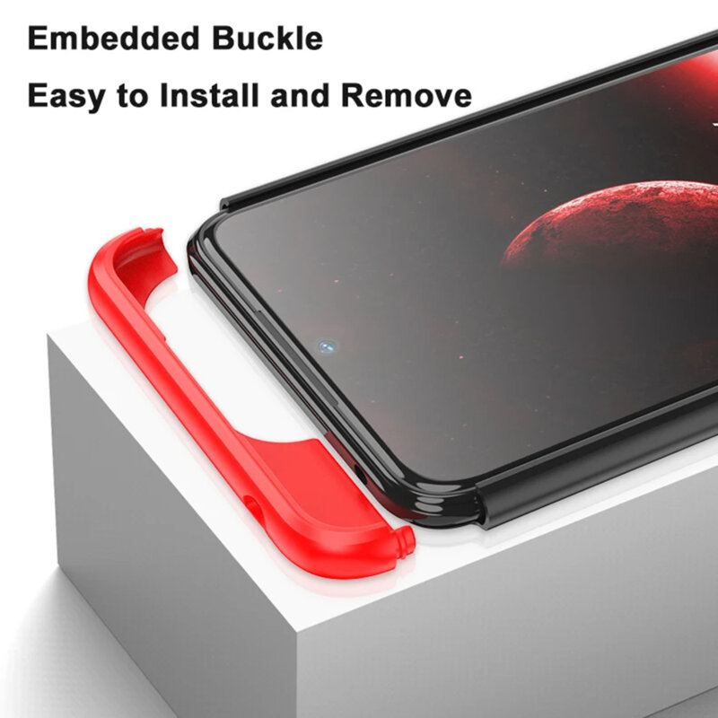 [Pachet 360°] Husa + folie Xiaomi Redmi A2 GKK Original, negru