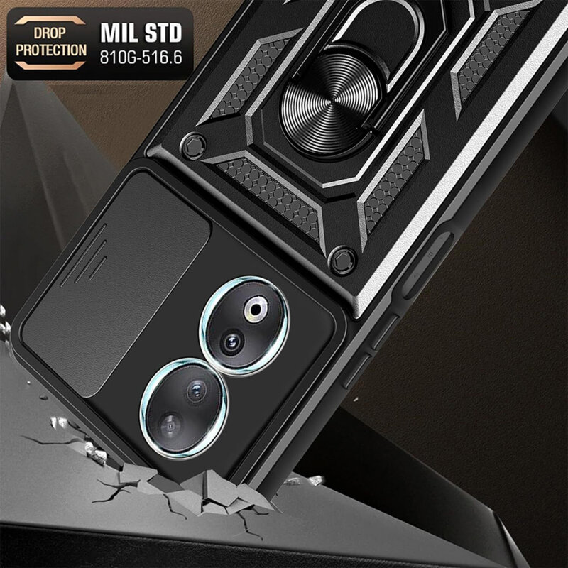 Husa Honor 90 protectie camera Techsuit CamShield Series, negru