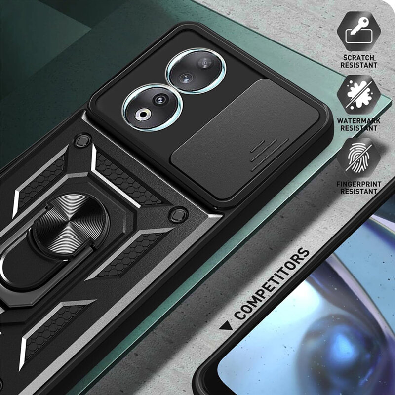 Husa Honor 90 protectie camera Techsuit CamShield Series, negru