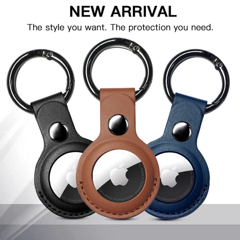 Husa Apple AirTag Techsuit SLH1, cu carabina de prindere, albastru