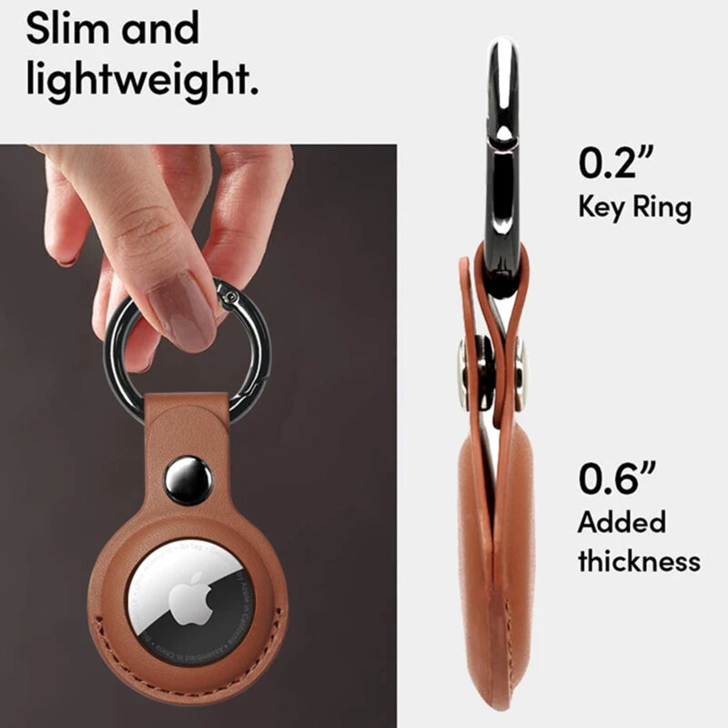 [Pachet 4x] Husa Apple AirTag Techsuit SLH1, cu carabina de prindere, multicolor