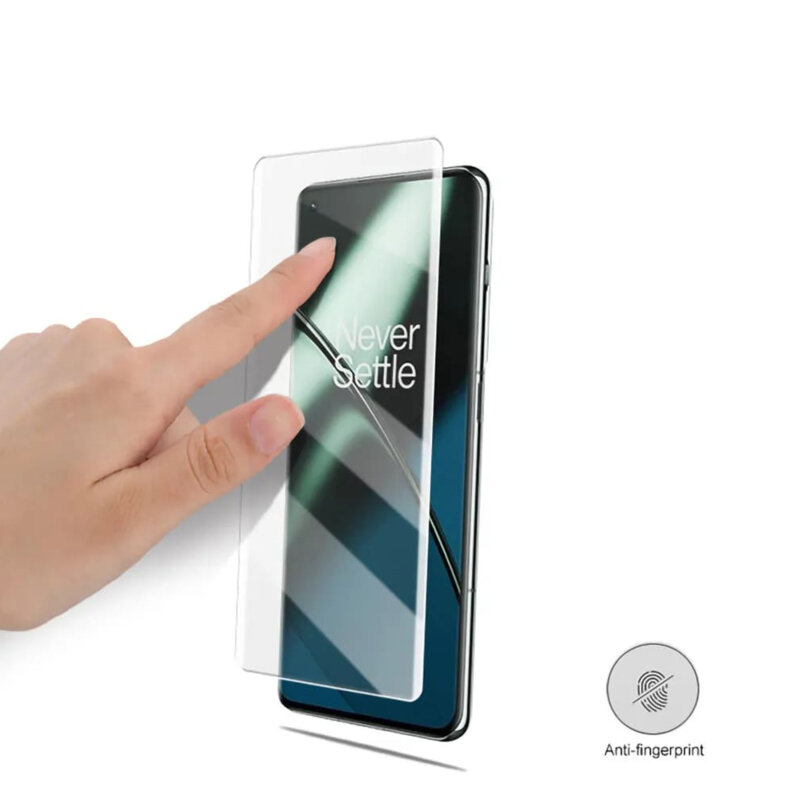 Folie sticla OnePlus 11R Lito UV Glue, transparenta