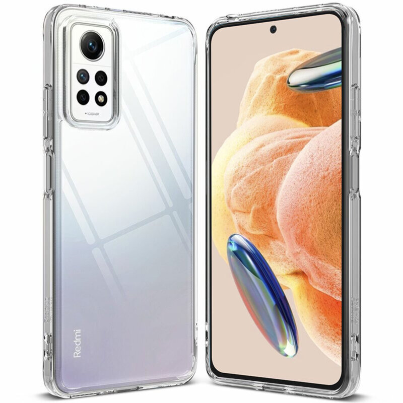Husa Xiaomi Redmi Note 12 Pro 4G Ringke Fusion X, transparenta
