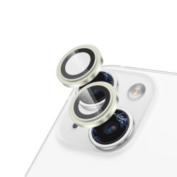 Folie sticla iPhone 15 Plus Lito S+ Camera Protector, galben