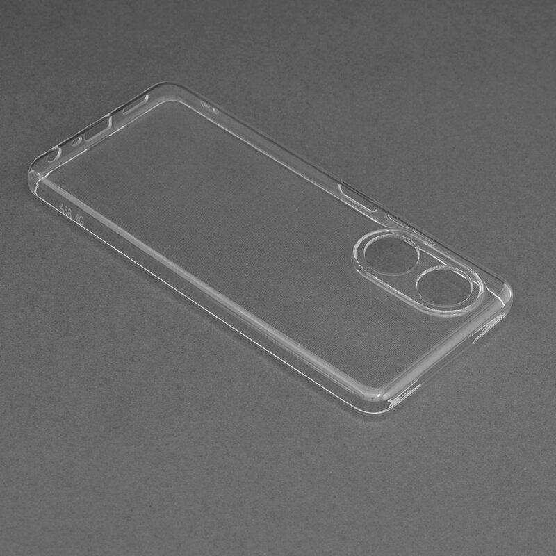Husa Oppo A58 4G Techsuit Clear Silicone, transparenta