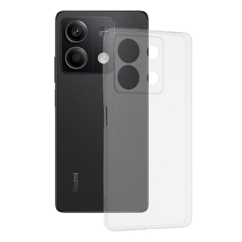 Husa Xiaomi Redmi Note 13 5G Techsuit Clear Silicone, transparenta
