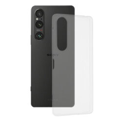 Husa Sony Xperia 1 V Techsuit Clear Silicone, transparenta