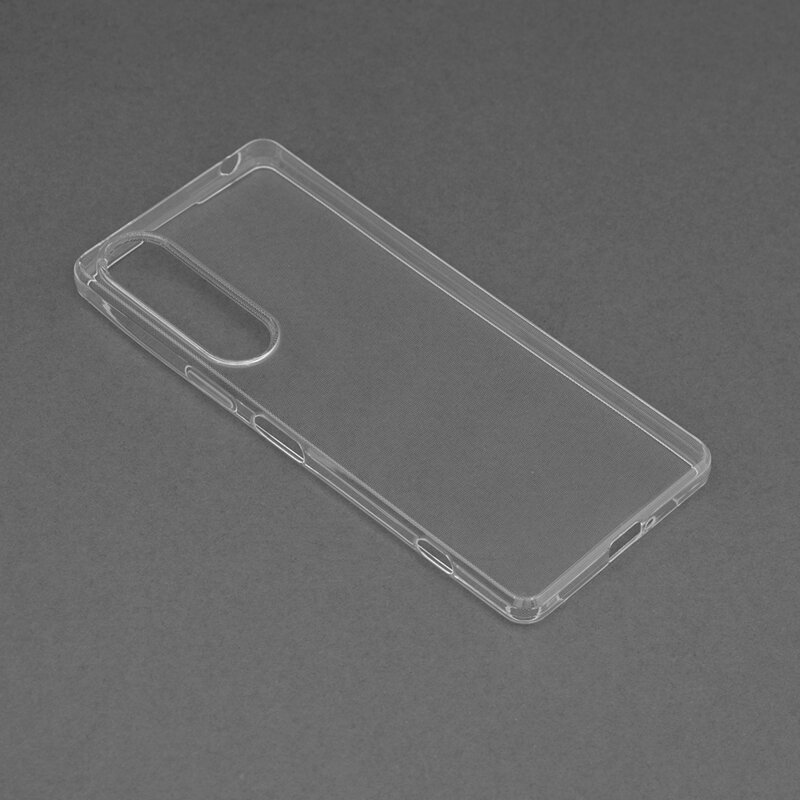 Husa Sony Xperia 1 V Techsuit Clear Silicone, transparenta