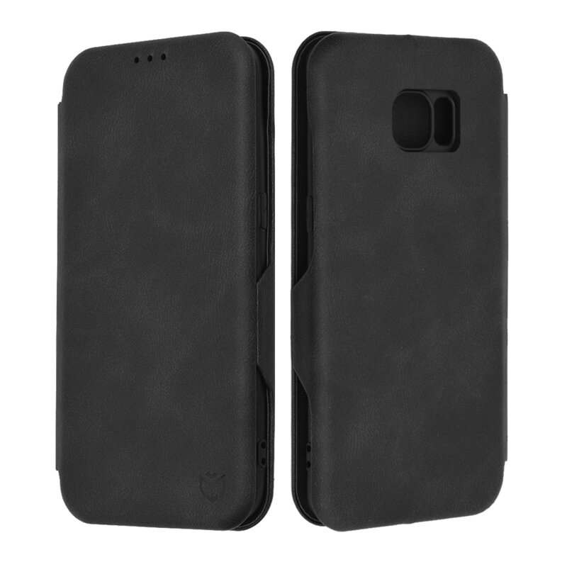 Husa 360° Samsung Galaxy S7 Techsuit Safe Wallet Plus, negru