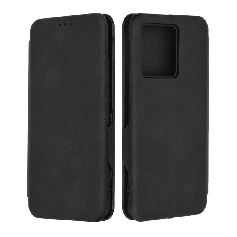 Husa 360° Motorola Edge (2023) Techsuit Safe Wallet Plus, negru